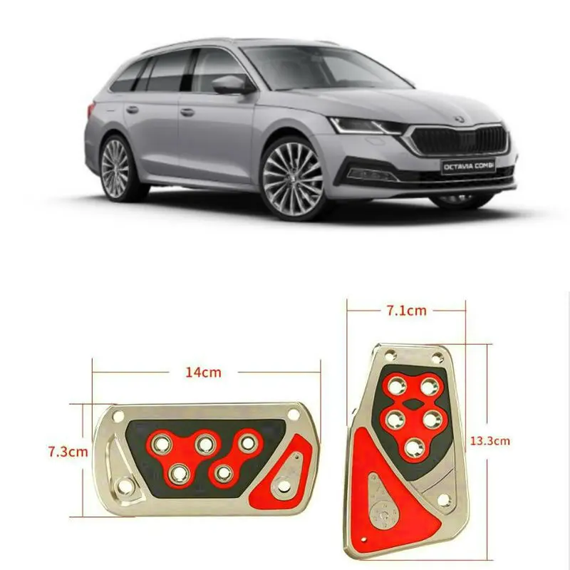 

1 set Automobile Foot Pedal Car pedal For skoda octavia rapid octavia a5 fabia octavia a7 octavia 2