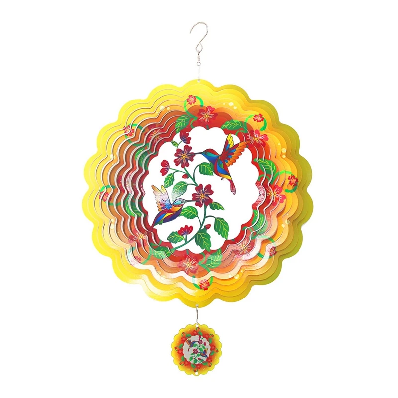 

Спиннеры 12 дюймов для украшения дома и сада, уличные украшения для двора и двора, украшение для птицы, подарок для подвешивания