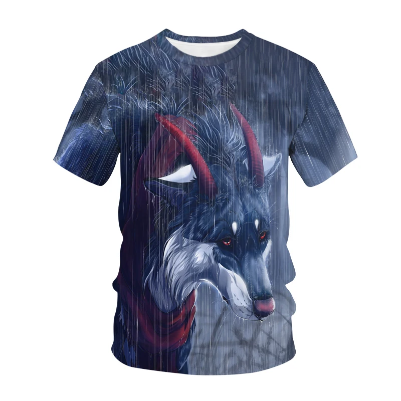 

2023 Newest 3d Printing T Shirt for Men Summer Short Sleeve Comfortable T-shirt Animal O-neck Tees Tops Mens Designer Clothes