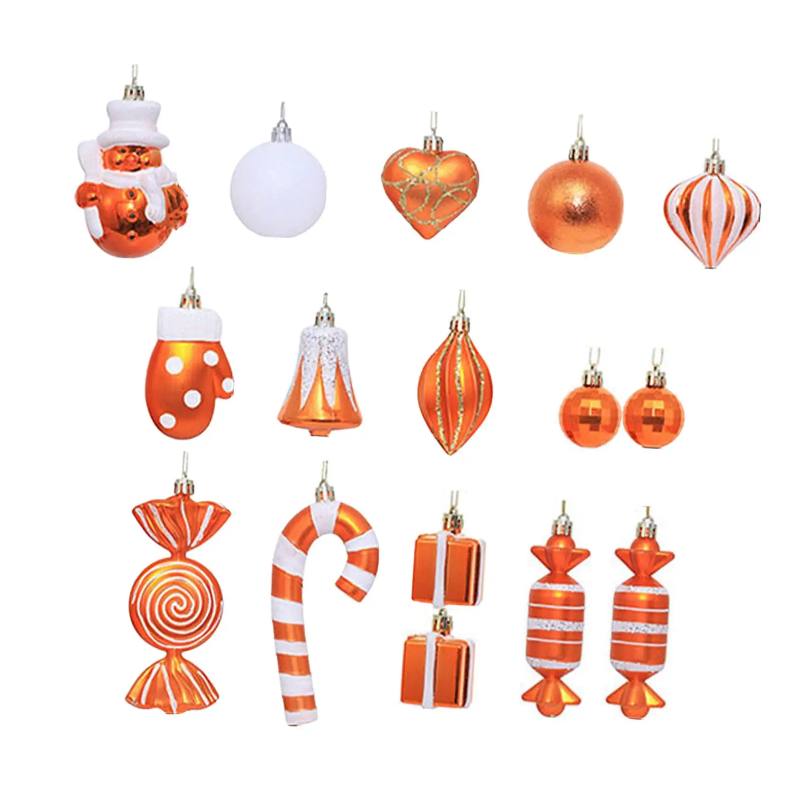 Broche Sapin De Noël Orange Avec Strass - Acier, Marque CLJ, Belle Qualité, Neuf Avec Étiquette