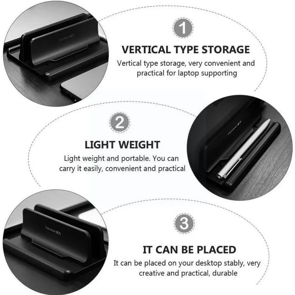 Adjustable Notebook Stand Vertical Computer Stand Desktop Notebook