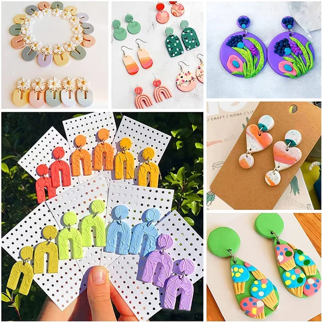 142Pcs Clay Cutters Set Polymer Clay Cutters Set with 24 Shapes Stainless  Steel Clay Earring Cutters with Earring Accessories - AliExpress