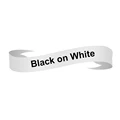 Black on White