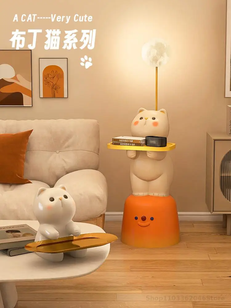 Cartoon Creative Small Coffee Table Side Table Living Room Sofa Side Cabinet Children's Bedside Storage Rack Balcony