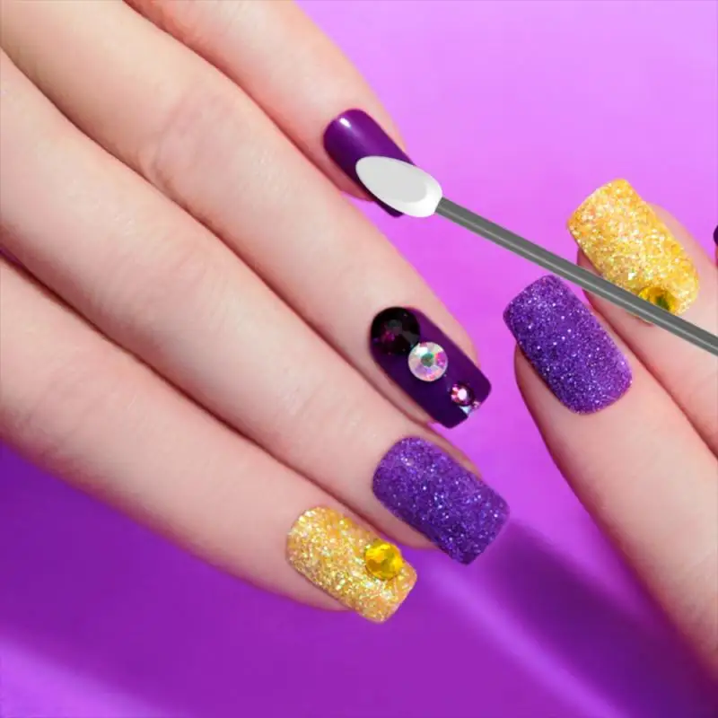 Coton Tige Silicone VOANZO Cotons-Tiges Réutilisables Silicone - 6 Têtes Différentes - Nettoyage Oreilles & Maquillage - Avec Miroir Têtes Interchangeables