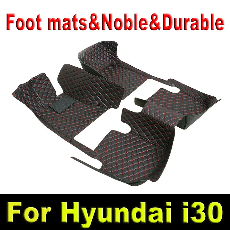 

Car Floor Mats For Hyundai i30 Elantra Touring FD 2007-2010 Anti Dirt Protective Pad Carpets Leather Mat Rugs Car Accessories
