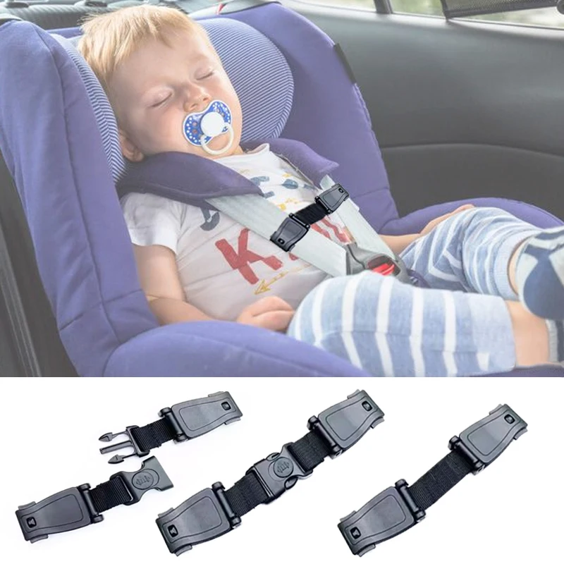 Car Seat Belt Adjustable Strap Highchair Safety Harness Strap Lock Anti Escape Child Baby Chest Clip Travel Car Backpack Clip