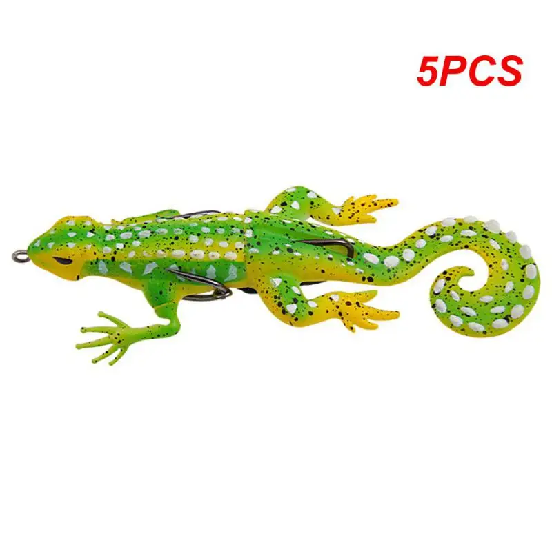 

5 шт., искусственные приманки для рыбалки, имитация геккона, Мягкая приманка, новая плавающая система атаки, черная рыба, искусственная приманка, рыболовные инструменты