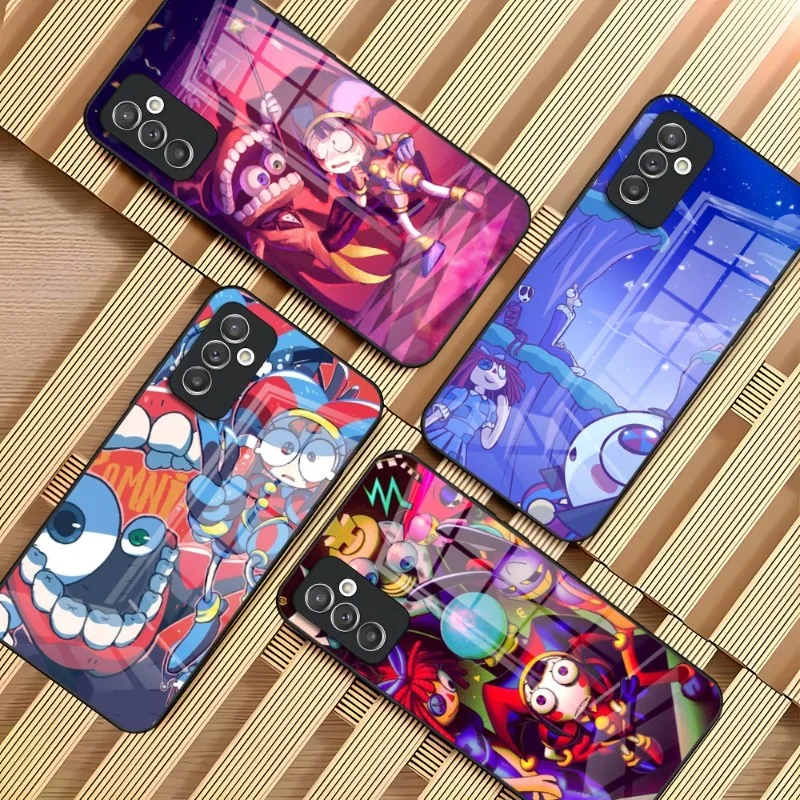 The Amazing Digital Circus Phone Case Per Samsung S20 S30 S32 S23 S21 S9 S10E S21Fe Note 20 Glass Design Cover
