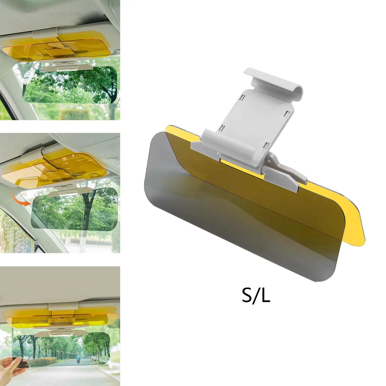 Car Sun Visor Extension Glare Protector Windshield Extender Shockproof Universal for Safer Driving Simple Installation