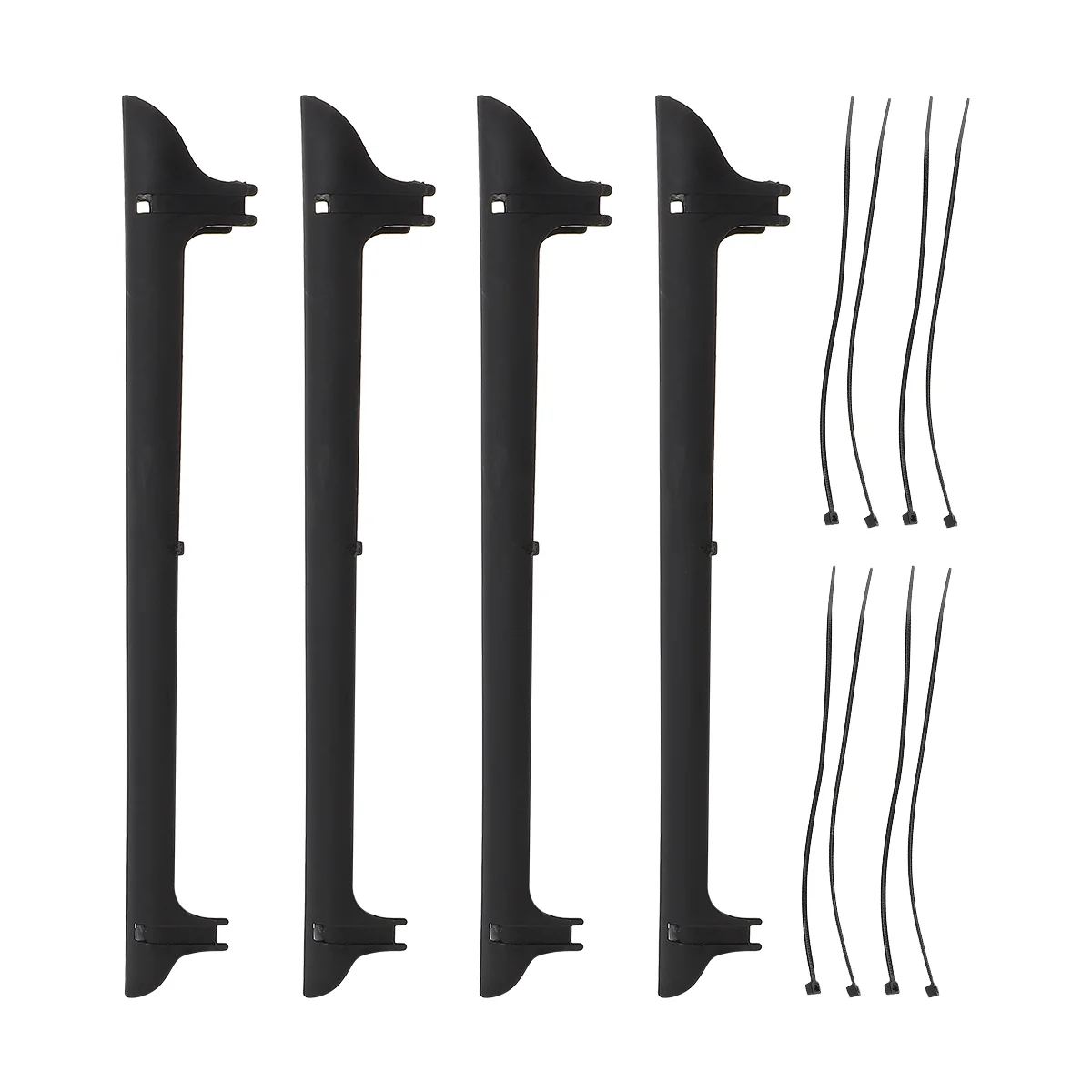 

4 Sets of Bike Chain Stay Bike Frame Stickers Bike Protective Stickers Equipment