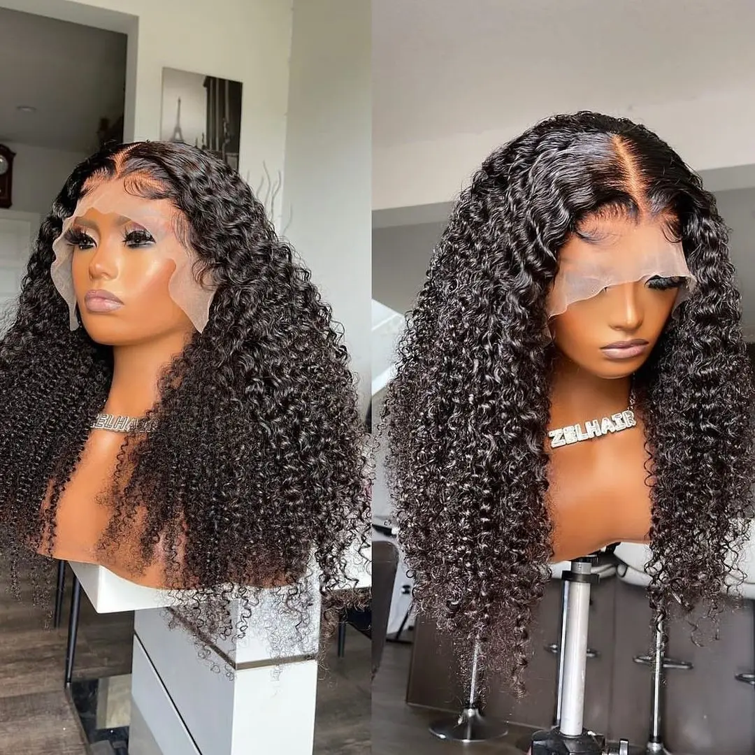 ISEE HAIR Mongolian Kinky Curly Bob Wig Lace
