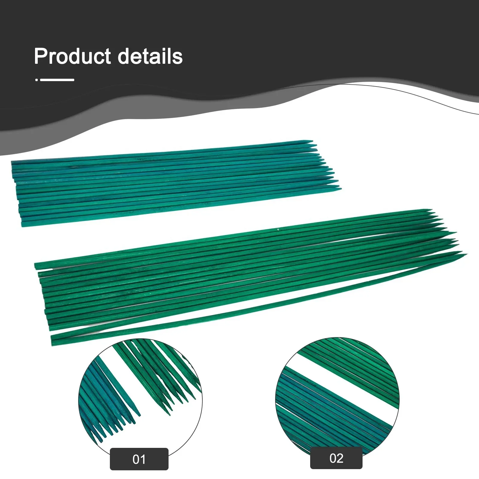 Bamboo Plant Support Sticks 30Pcs for Climbing Plants