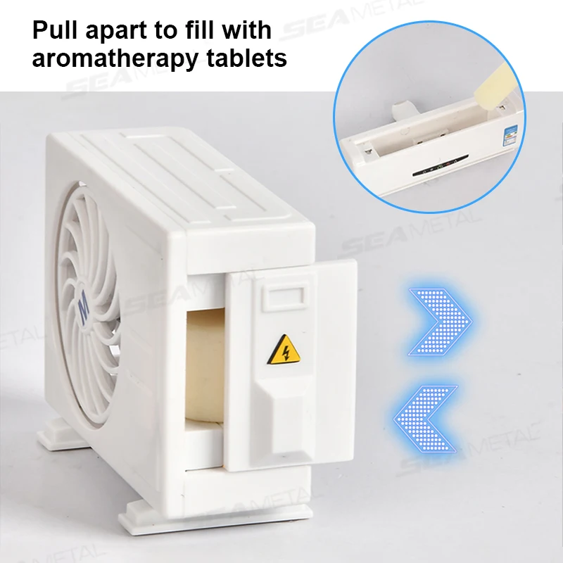 Car Air Freshener Vent Clip Automatic Solar Rotation Fragrance Diffuser