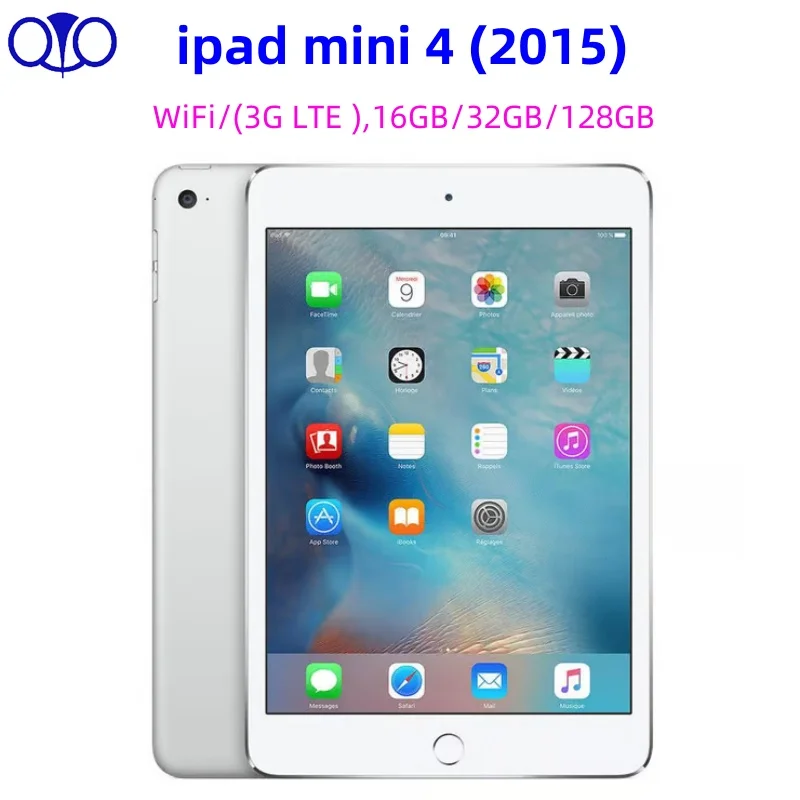 Original Apple iPad mini 4(2015)WiFi/3G LTE 2GB RAM 16GB/32GB/128GB ROM 95% New Tablet