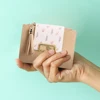 Cute Tassels Women Short Wallet PU Leather Card Bag Female Folding Purse Small Coin Purse Card Holder Clutch Credit Card Bag 1