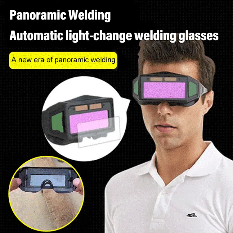 Welder's Eye Protection Shielding Against Intense Light and Heat