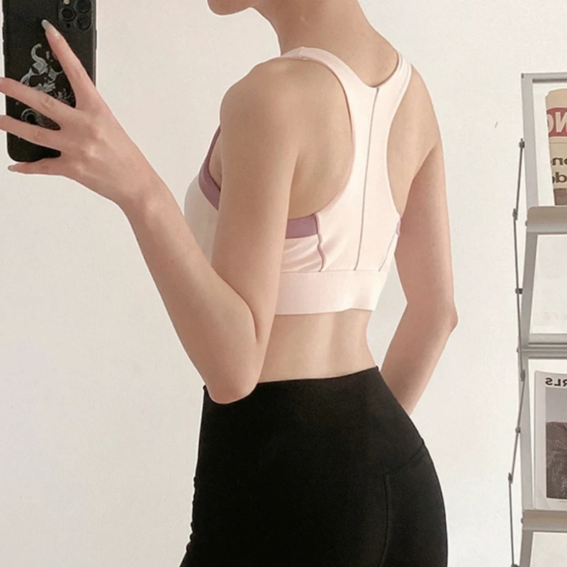 حمالة صدر رياضية ولياقة بدنية للسيدات بتصميم ألوان...