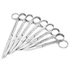 14cm/16cm/18cm Stainless Steel Surgical Scissors Straight Curved Tip Head Scissors Forceps Medical Tools for Dental Clinic 1