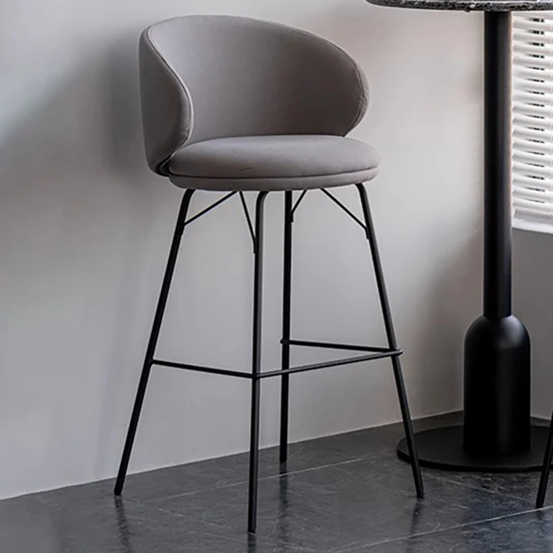 

High Nordic Dining Chairs Metal Luxury Black Party Events Living Room Chair Modern Salon Office Vanity Meuble Maison Furniture