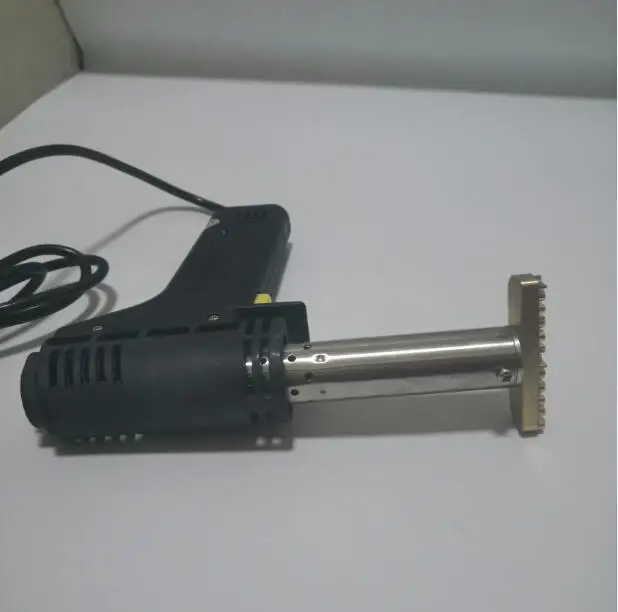 Handheld Leather Hot Foil Stamping Machine | Embossing Logo Printer for Wood PU Leather 220V with Custom Copper Mold detail image 5