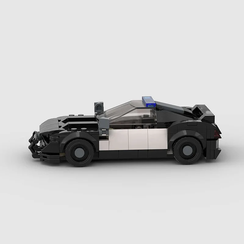 

Speed Champion Racing Patrol Police Sports Car Model Moc Small Particle Building Blocks Educational Toy Children's Holiday Gift