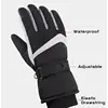 Ski Gloves Men's Winter Cotton Thickened Fleece Warm Windproof Cold Outdoor Cycling Car Waterproof Touch Screen Winter Soft 4