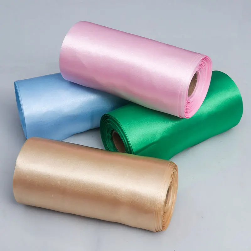 Satin Ribbons Ribbon Decoration Satin Ribbon Satin Ribbon Wide 15cm 20Meters/Roll Wedding Festival Birthday Party Gift Wrapping Christmas Supplies DIY Crafts Ribbon