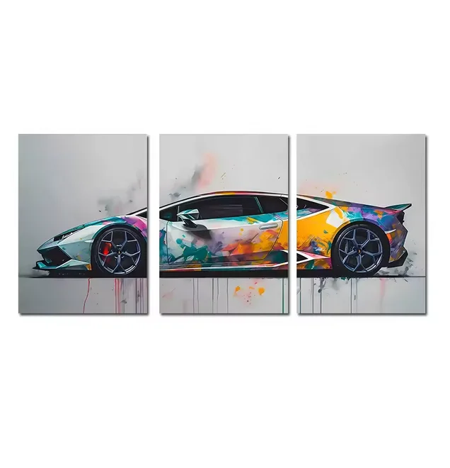 Diamant Stickerei Sportwagen Diamant Malerei Supercar Voll Platz Runde 5D DIY Mosaik Home Dekoration – Detail 10