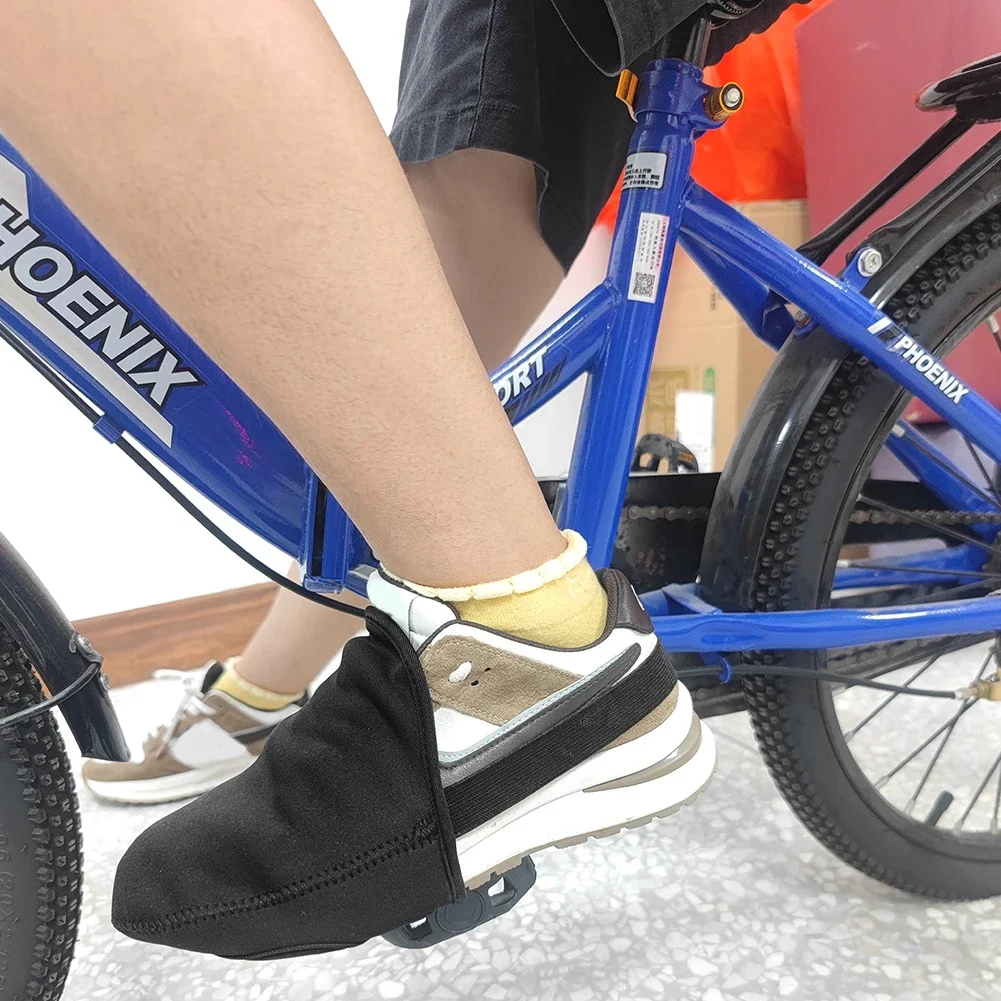 Mountain Road Bike Shoes Cover Half Toe Lock Windproof Bicycle Protector Boot Case Cycling Overshoes Bike Accessories