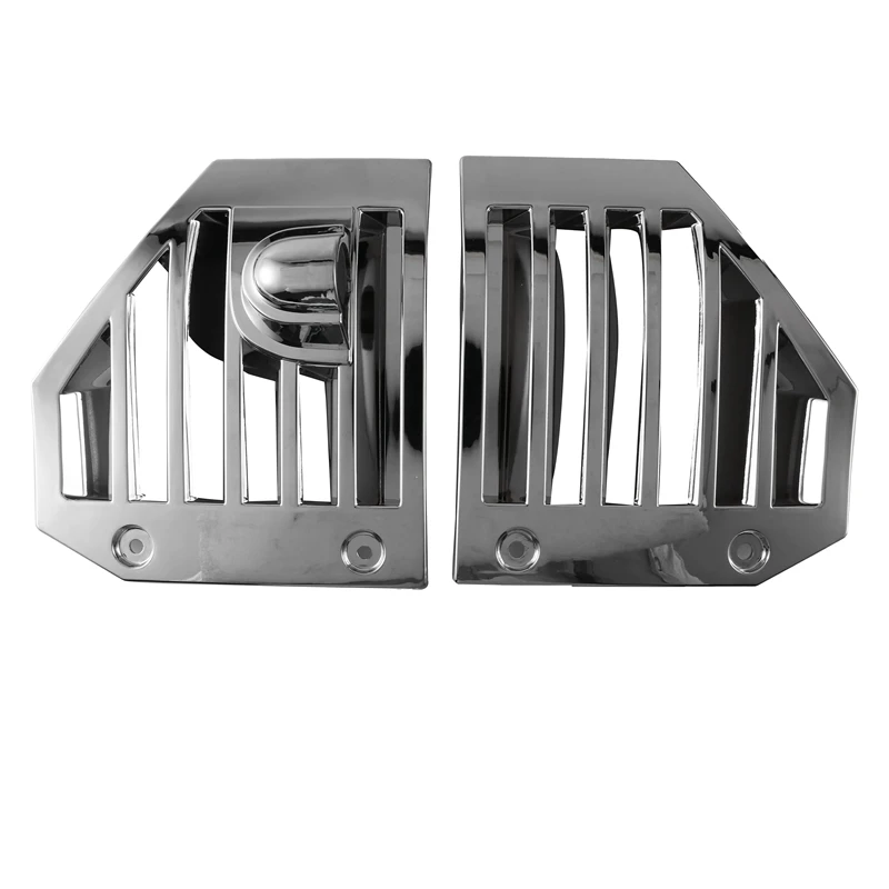 

Car Side Vent Covers Chrome Hood Intake Bezel Moulding Trim For Hummer H2 2006-2009