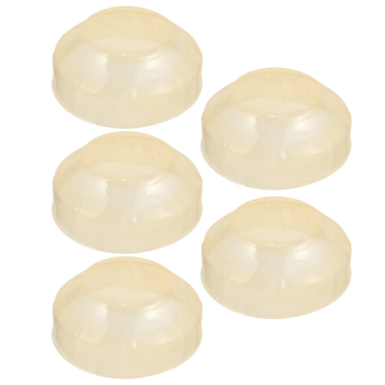 5 Pcs Protector Smoke Protective Cover Travel Faux Plastic for Fire Detectors