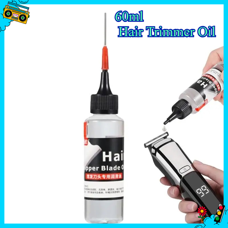 Hair Trimmer Oil Clippers Oil Trimmer Oil Odorless Shaver Oil Reduces Friction 60ml Barber Oil For Clippers Hair Trimmer Tools
