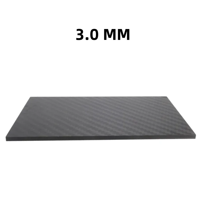 1 PCS 125mm X 75mm Real Carbon Fiber Plate Panel Sheets 3mm thickness ...
