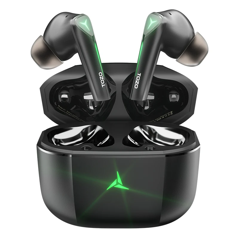 Bluetooth-наушники TOZO G1, 45 мс, эргономичный дизайн, глубокие басы