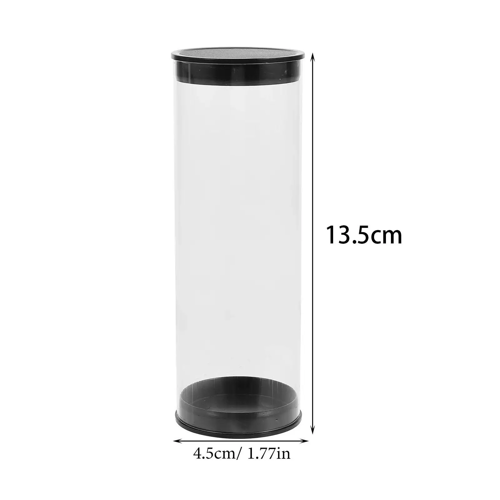 Golf Ball Tube Barrel Golfs Case Ball Pack Clear Cylinder Tube Packaging Box
