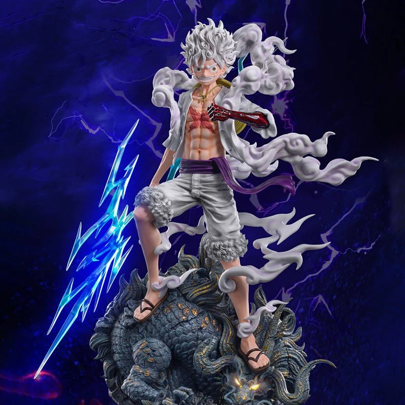 One Piece Figures Luffy Gear 5 Nika Sun God Pvc Anime Figurine Variety