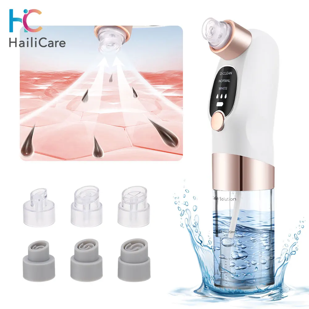Blackhead Remover Electric Blackhead Remover Pore Vacuum Face Cleaner Pimple Acne Black Head Removal Rechargeable Water Cycle