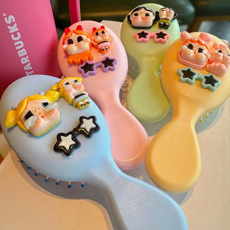 Crybaby Cartoon cute comb for home use portable for students girlish children's Massage airbag cushion comb girl's hair combs