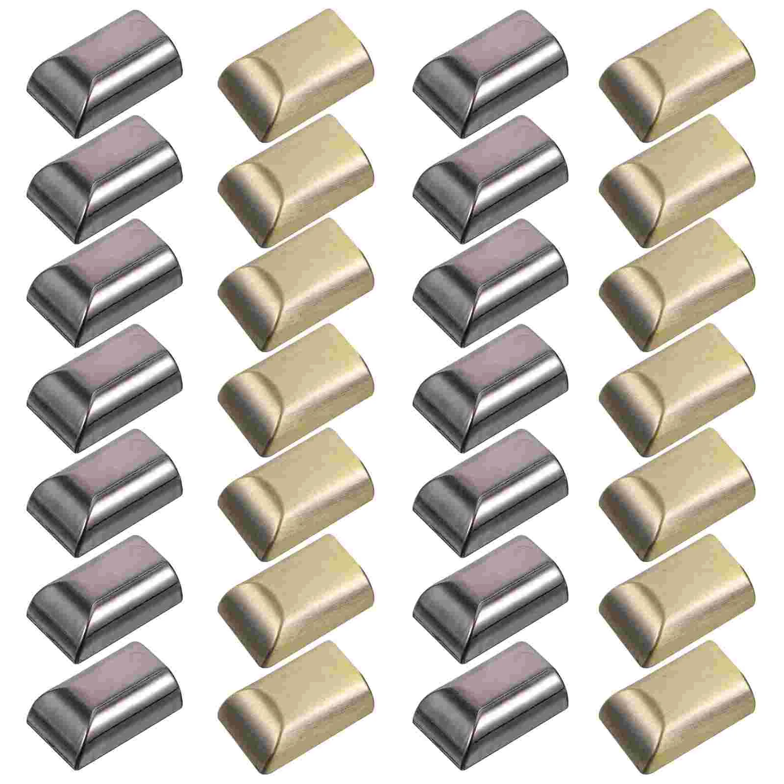 

50 Pcs Zipper Clip Decor Stop Bag End Stopper for Cord Zippers Tail Goods