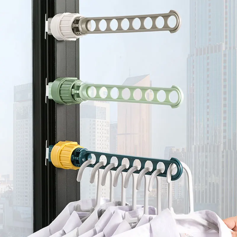 Wall Mounted Drying Rack Balcony Portable Clothes Drying Rack Clothes