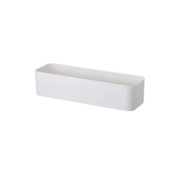 Wall Mounted Multipurpose Storage Shelf and Organizer with Drawer (White L)