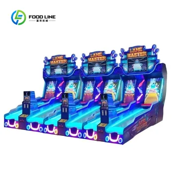 Macchina per Bowling Commerciale, Attrezzatura per Intrattenimento Arcade con Punteggio Automatico per Centri di Divertimento Familiare