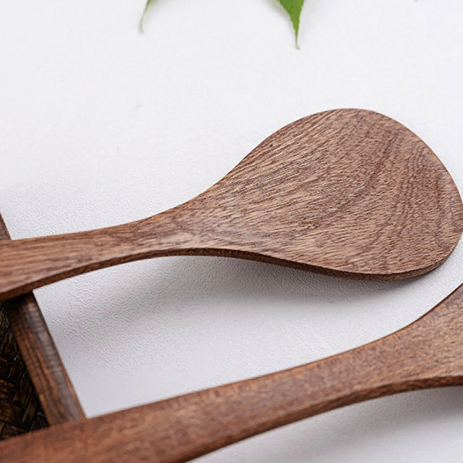 Wooden Shovel Spoon Non Stick Wood Long Rice Spatula Kitchen Cooking Utensil Hand Stir Fry Tools Silicone Cooking Utensils Set