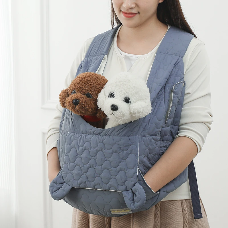 Pet Carrier Bag Winter Chest Pet Bag Extra Large Capacity Dog and Cat Bag Waterproof and Wind Resistant Portable Pet