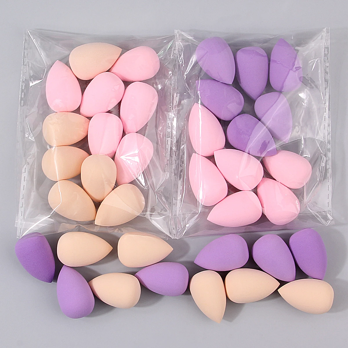 Professional Mini Makeup Sponge Beauty Egg Set - Super Soft, Non-Stick Application, Facial Makeup Essential