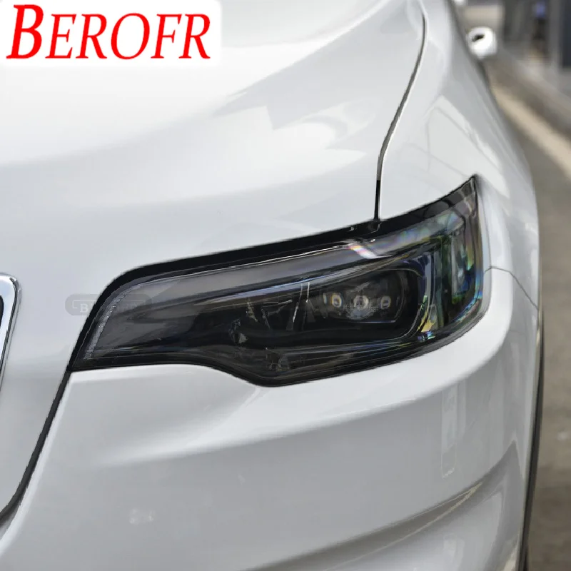 

Защитная Тонировочная пленка для автомобильной фары, дымчато-черная Прозрачная защитная наклейка из ТПУ Для Jeep Cherokee KL 2019, аксессуары в подарок