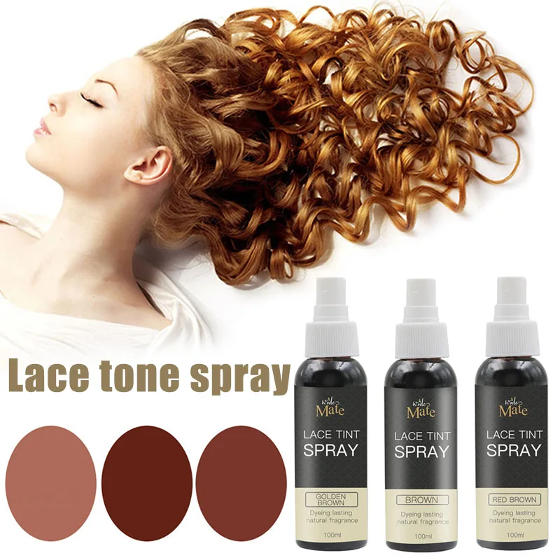 

Tinted Lace Spray Fast- Drying Hair Spray For Stocking Cap Toupees Or Full Hairpieces