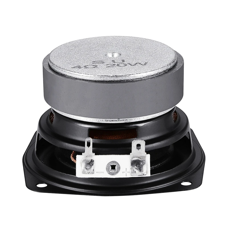 ABAC-2Pcs 3 Inch Portable Aduio Speaker 4 Ohm 20W Full Range Sound Speaker Multimedia Loudspeaker Desktop Bookshelf Audio