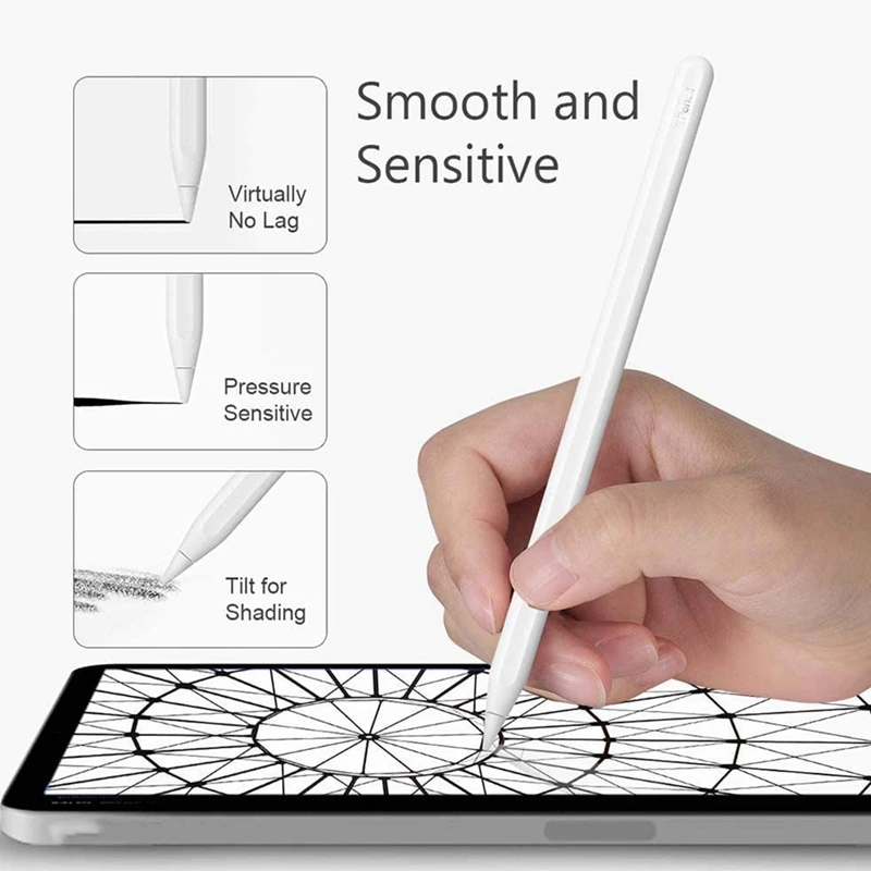 Spare Capacitive Pen Tip Set Replacement Tips High Sensitivity Pencil Nibs For Apple Pencil 1St & 2Nd Generation